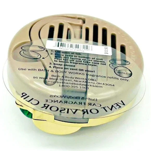 BBW Light Up Christmas Tree Car Fragrance Visor Clip - Picture 3 of 3